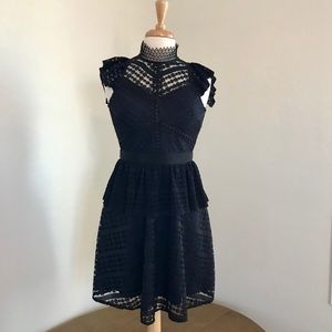 Chelsea28 fit and flare lace dress